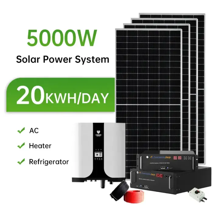 Complete Solar Power System Kit: 5KW, 6KW, 8KW, 10KW for Home – Off-Grid Energy Solution