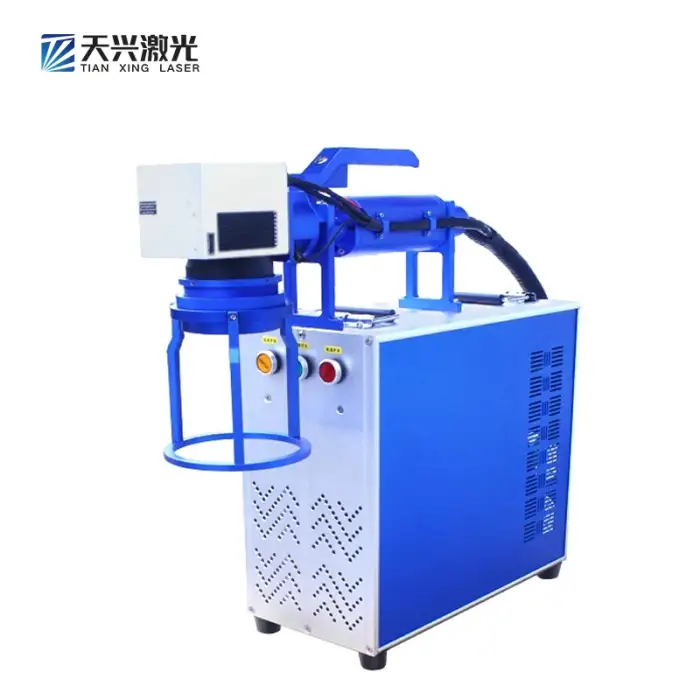 Handheld laser marking machine small portable stall code with metal stainless steel