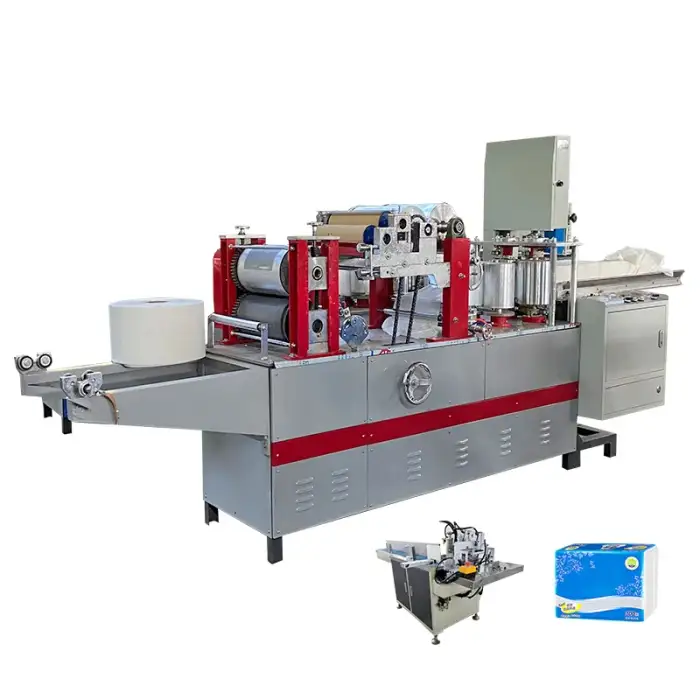 Compact Full Automatic Napkin Tissue Paper Making Machine – Production Line