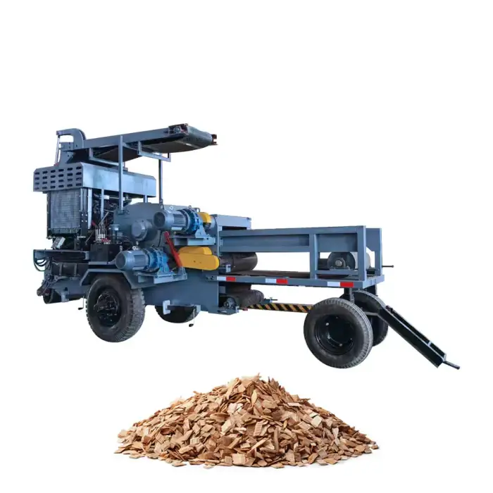 15-25 Ton Per Hour Wood Chipping Machine, Industrial Drum Wood Chipper