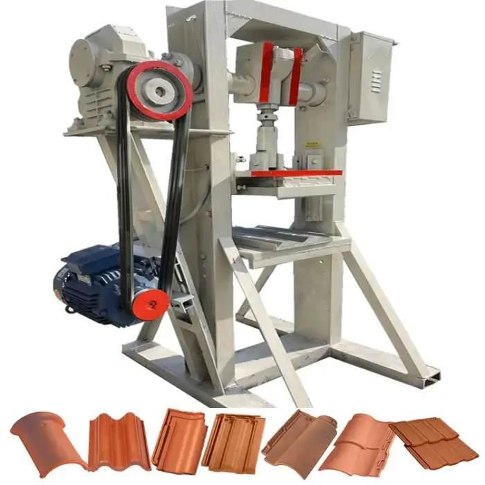 Hydraulic Automatic Clay Roof Tile Roll Forming Machine – Paver Press for South Africa