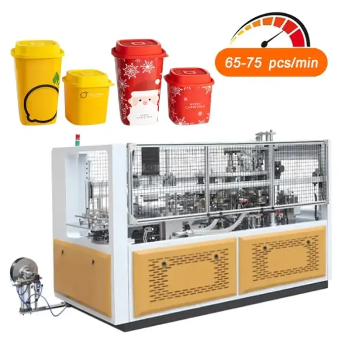 paper cup production machinery paper cup making machine