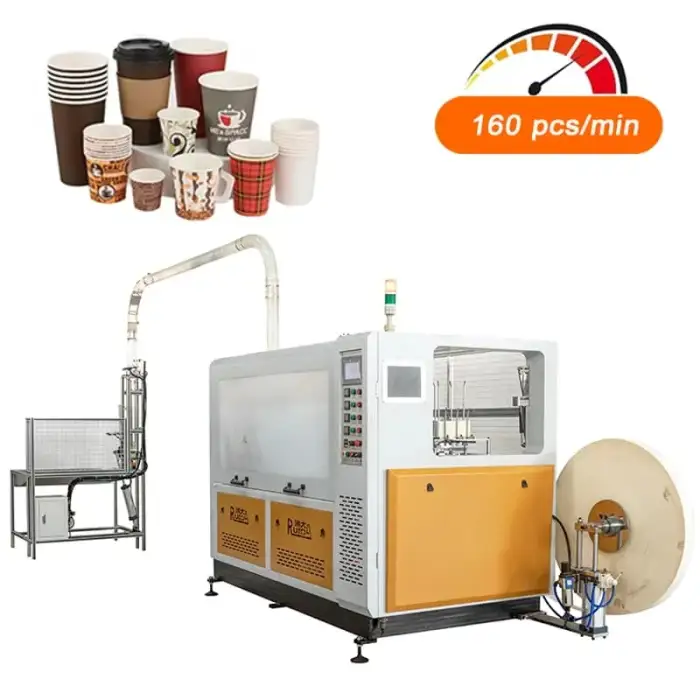 digital color paper cup making machine manual paper cup machine 200 cup per minute