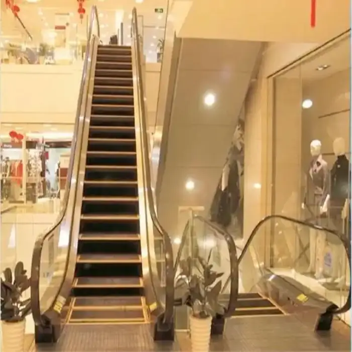 public residential handrail escalator