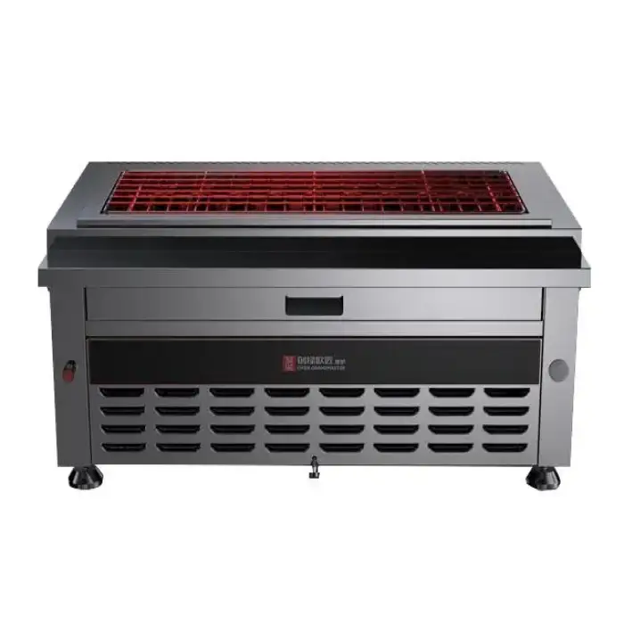 Countertop Restaurant Smokeless Rapid Heating BBQ Grill