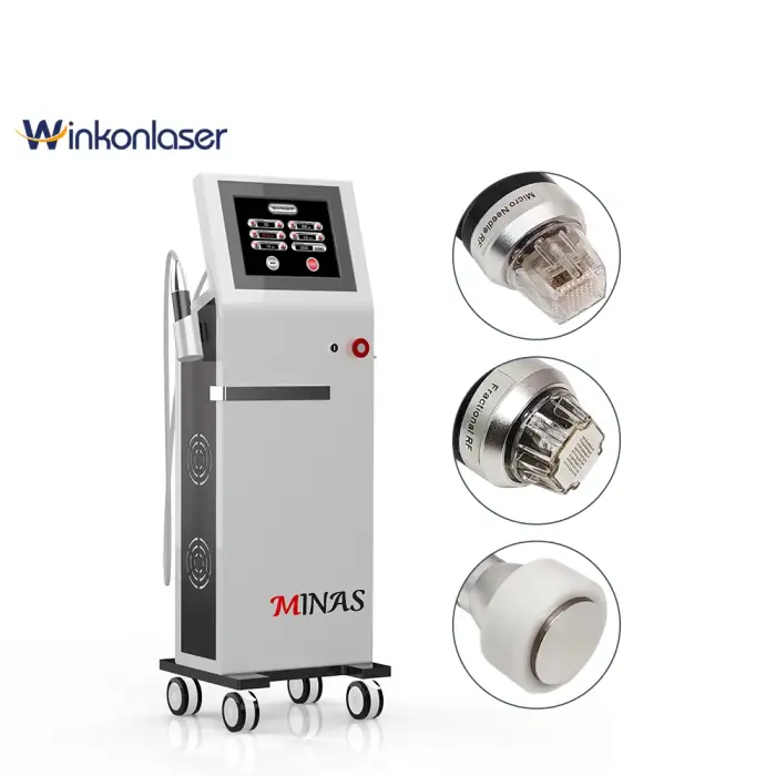 WINKONLASER FRACTIONAL RF MICRONEEDLE: GOLD RADIO FREQUENCY SKIN REJUVENATION AND LIFTING MACHINE