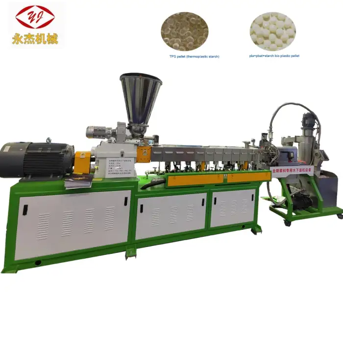 Competitive Price Granulator Twin Screw Extruder for PP/PE/PVC Plastic Granules Production