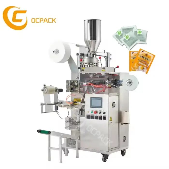 Automatic Tea Leaf Pouch inner and outer tea bag Making Packing Herbal Tea Packing Machine