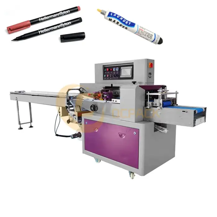 Wrapping fountain pen ink brush packaging machine