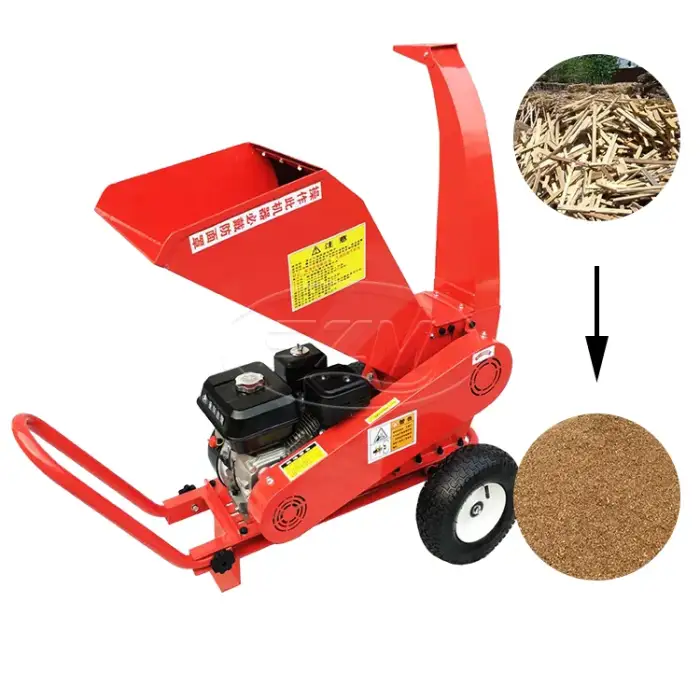 Mobile Version Mini Wood Mulch Plank Chipper