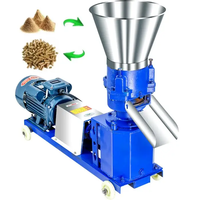 220V fish chicken pig poultry animal feed pellet processing machine