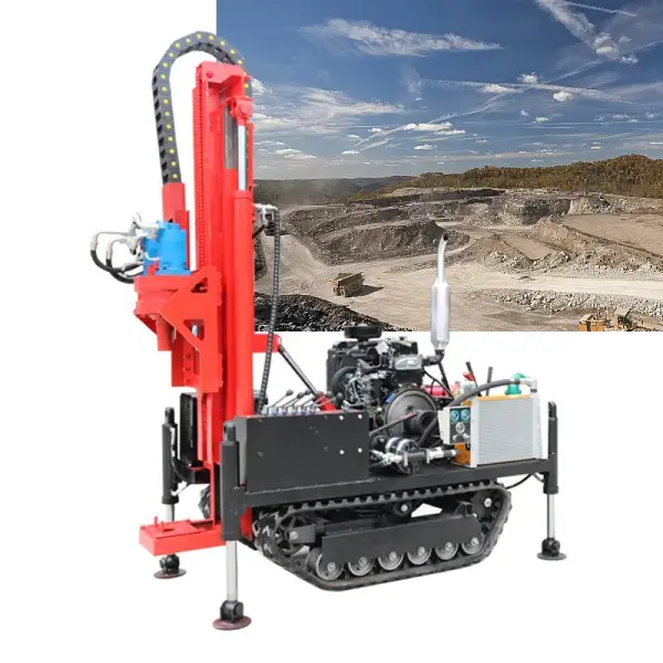 Dual power head water well drilling rig