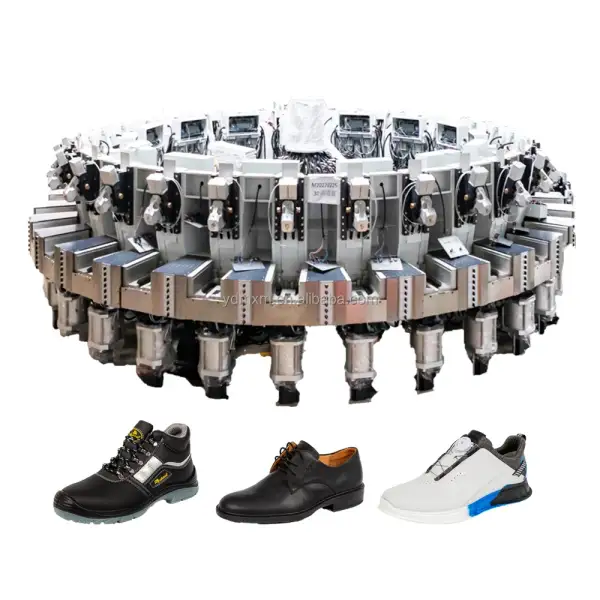 Fully Automatic Shoe Making Machine - Footwear Manufacturing and Automatic Injection Machine