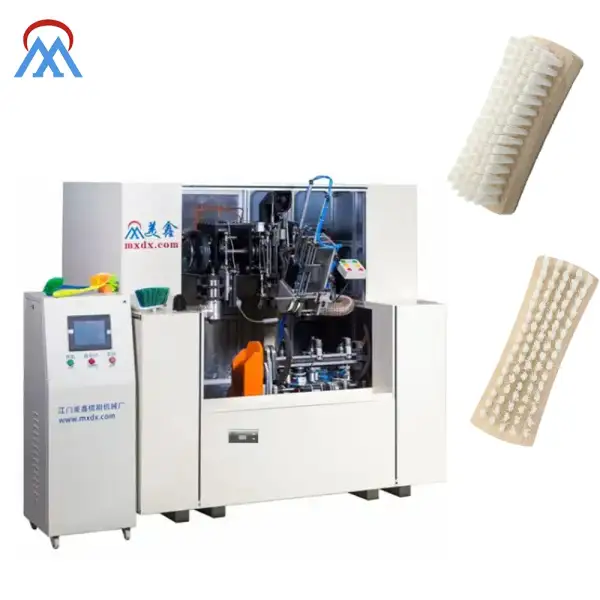 Meixin Automatic 5 Axis 2 Drilling and 1 Tufting Machine - Sneaker Clean Brush and Wood Shoe Brush Maker