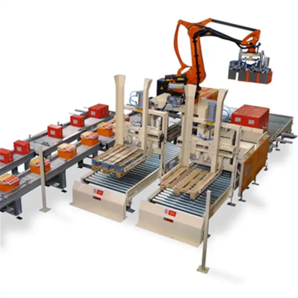 Automatic Carton industrial robot stacking machine for robotic application of packing bags and cartons boxes