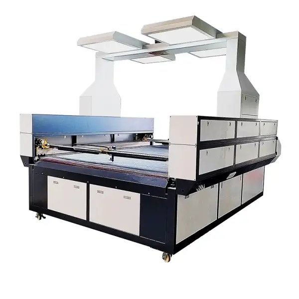 130w clothes cutting machine apparel machinery with automatic feeding system