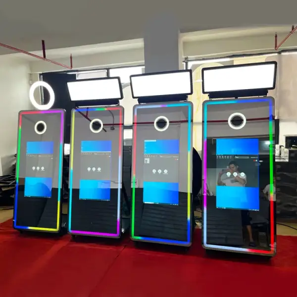 Mirror Photo Booth with Printer and Camera - Selfie Digital Magic Mirror Party Supplier