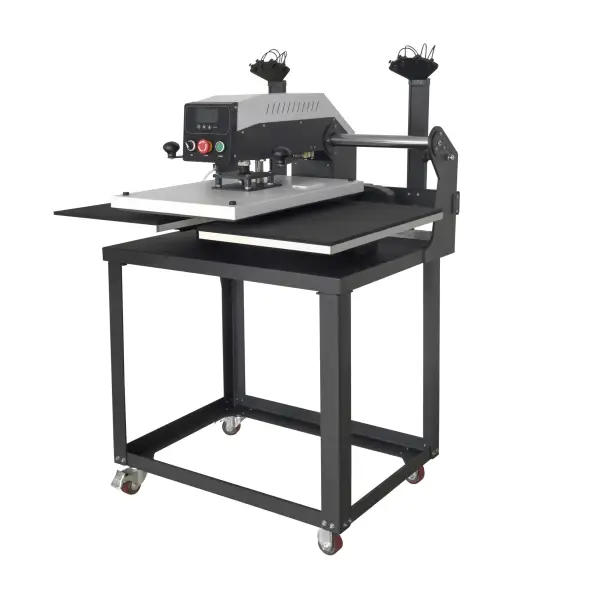 Pneumatic heat press machine Semi-auto Uniform pressure For tshirt heat press 40x50cm(16"x20")