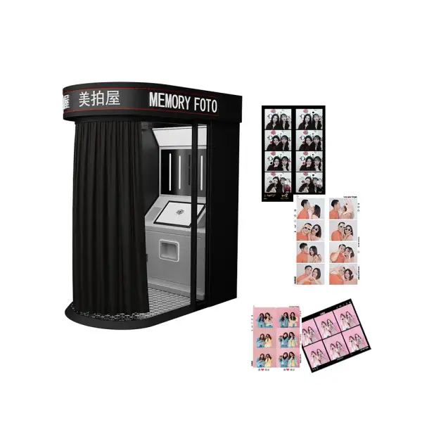 Custom Mirror Photo Booth - Selfie Instant Photo Booth Kiosk for Shopping Mall