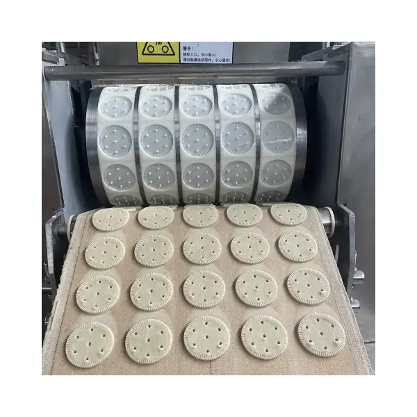 Manufacturer Competitive Price Cookie Biscuits Pastry Stamp Dough Ball Flattening Dog Snack Making Machine