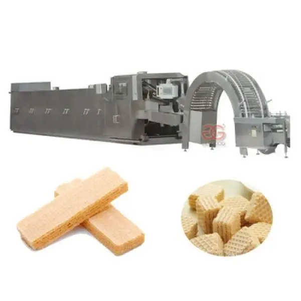 Automatic Chocolate Enrobing Wafer Biscuit Making Machine