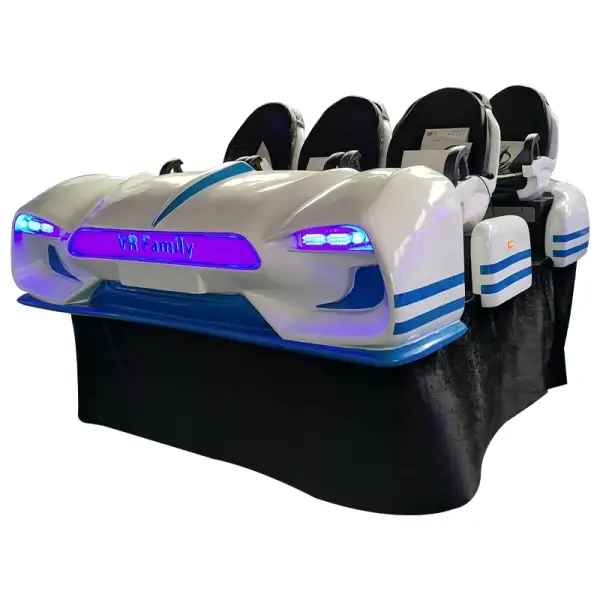 6 Seater 360 Degree Interactive Game Virtual Reality 9D Cinema Spaceship