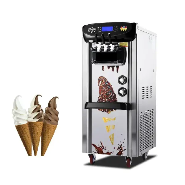 Rolled Ice Cream Machine: Soft Ice Cream Maker for Milk Tea Shops