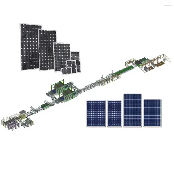 Solar Panel Making Machine Solar Panel Production Line Fully Automated Mechanical Manufacturing