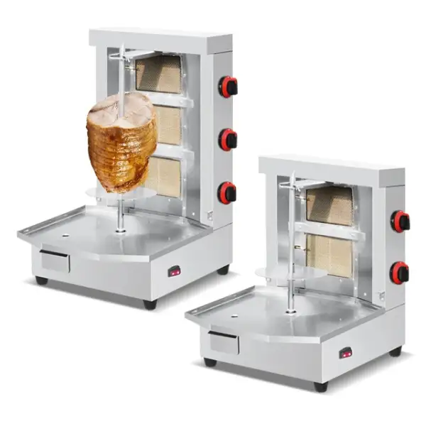 Shawarma Burner Kebab Grill Machine With 3 Radians