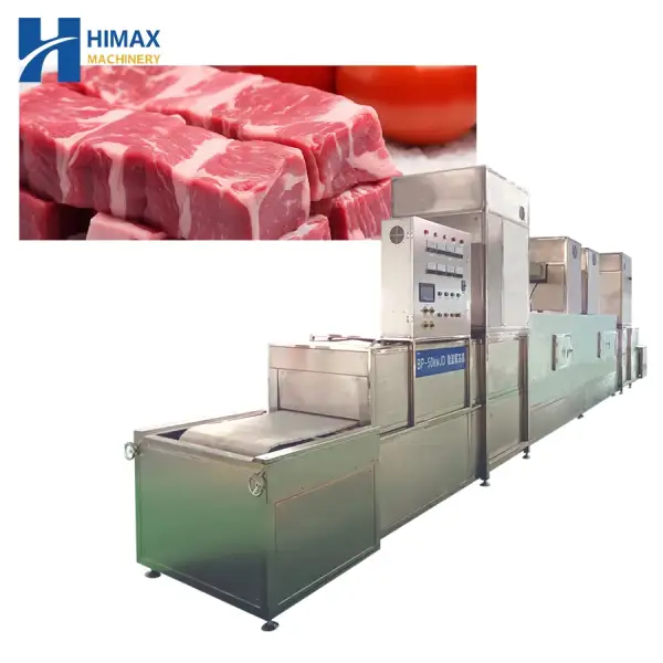 Multifunctional frozen meat thaw machine industrial microwave thawing equipment integrated manufacturer of industry and trade