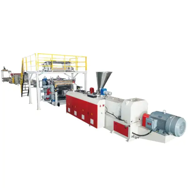 Laminate Flooring Production Machines: SPC Floor Making Machine, PVC Floor Tile Making Machine.