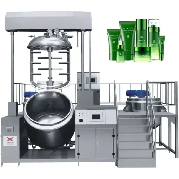 Cosmetics Production Equipment for Lotion Mixing and Emulsifying