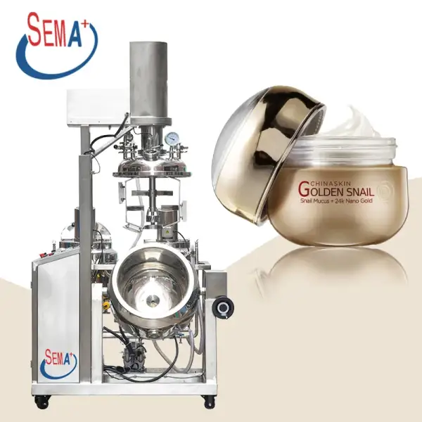 Body Cream Making Machine with Lotion Homogenizer Mixer