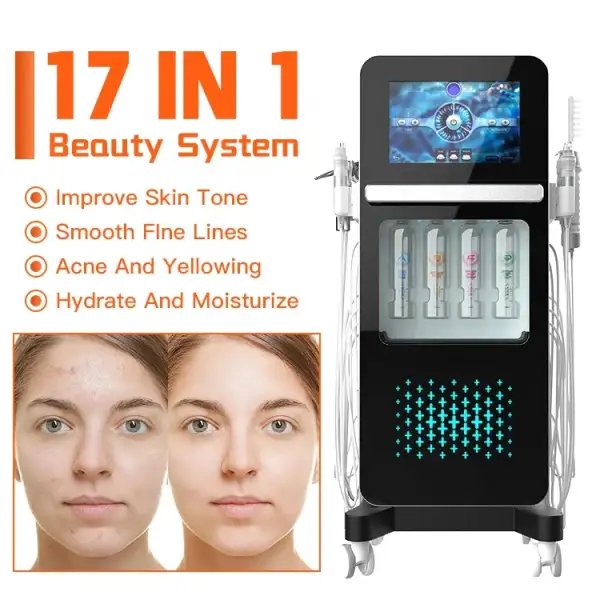 Oxygen Jet Hydra Face Beauty Solution: Multifunctional Aqua Peel Microdermabrasion Hydro Machine