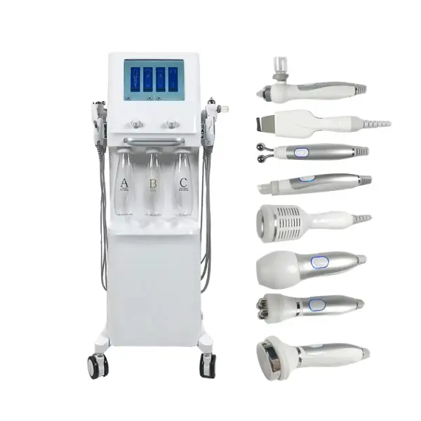 7-in-1 Microdermabrasion Diamond Peel: Hydra Skin Cleaning Facial Machine for Blackhead Removal