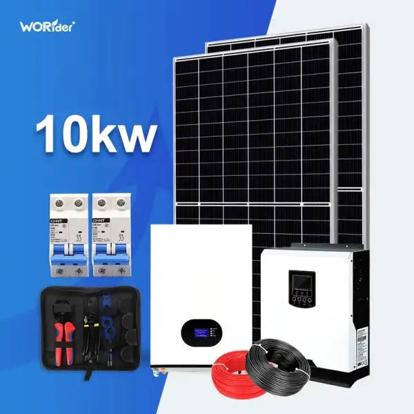 Rooftop Solar Power Systems 3kW-50kW Off-Grid Solar Power Generator System for Home.