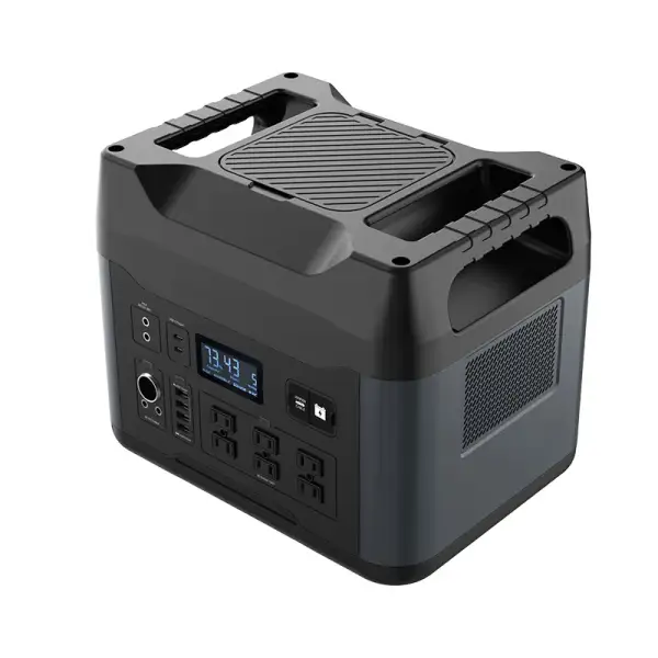 Portable Power Station Lithium Battery 1500W Pure Sine Wave AC Outlet Outdoors Camping Travel Hunting Blackout