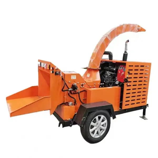 Wood branch crusher garden branch crusher, mobile branch crusher, multi-functional gasoline and diesel branch crusher