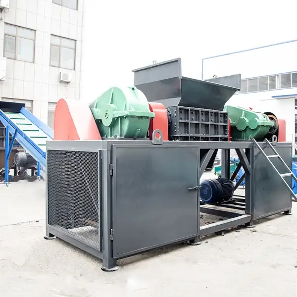 Wood Shredder Waste Steel Plate Cutting Shredding Recycling Machine