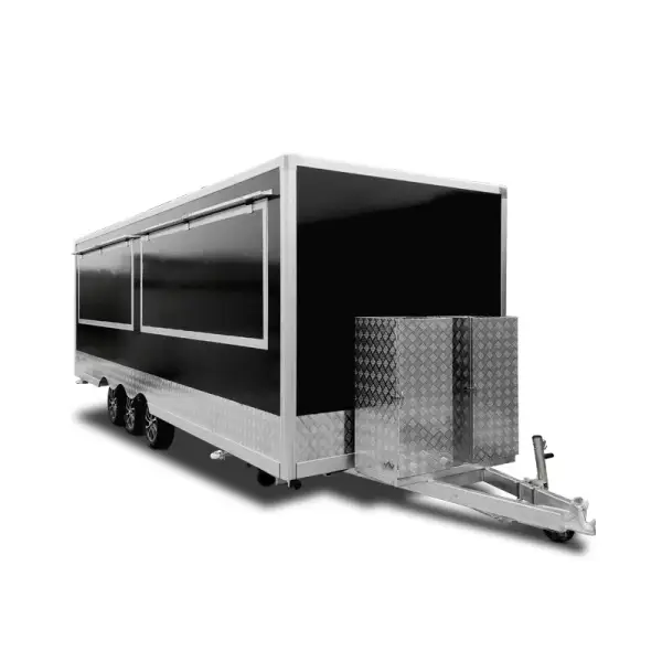 Standard Food Truck Mobile Fast Food Cart Trailer Customized American Kitchen Truck