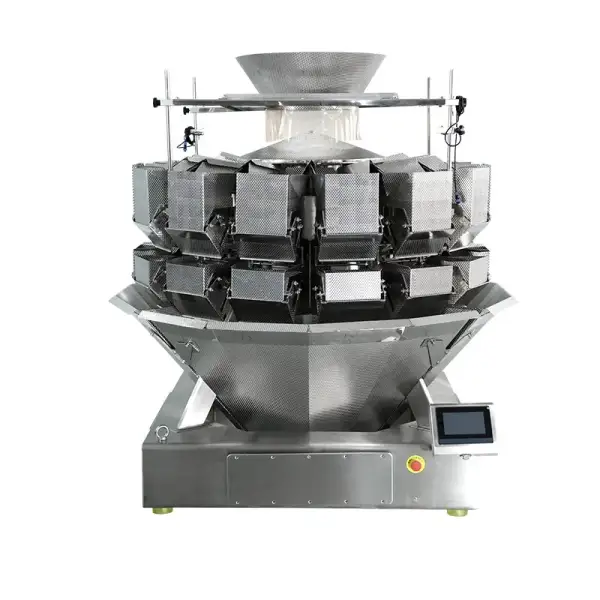 Weight Counter Packaging Machine 14 Head Automatic Weighting Packaging Machine For Fresh Vegetable Fruit