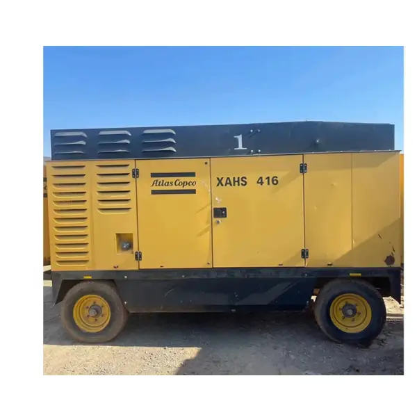 Used Diesel Air Compressor 12Bar 237kW Portable Screw Air Compressor XAHS416