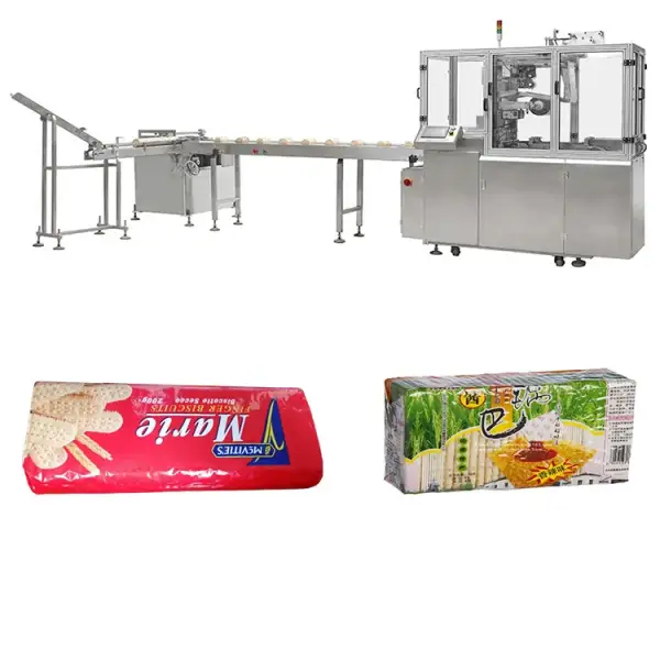 Multi-Function Packaging Machines Automatic Biscuit Packing Biscuit X-Fold Packing Machine