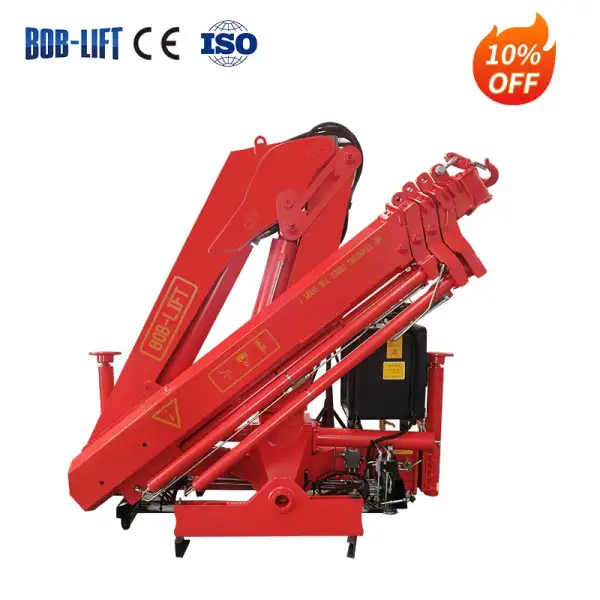 Small Hydraulic Crane 3 Ton Knuckle Portable Crane Hydraulic Boom Truck Mounted Crane For Engineering &amp; Construction Machinery