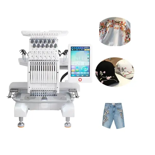 Single Head Computer Embroidery Small Size Sewing Machine Customized With High Quality