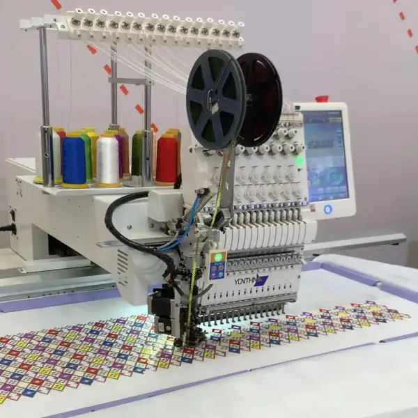 Single Head Sequin Embroidery Machine Computerized With 12/15 Needle MT 1501 High-Accuracy Multi Function