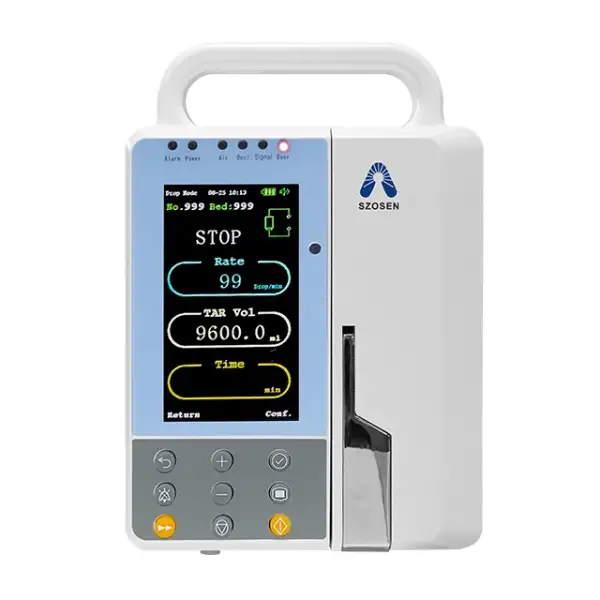 New Smart IV Infusion Pump With Drop Sensor For Ambulatory And ICU Hospital Use