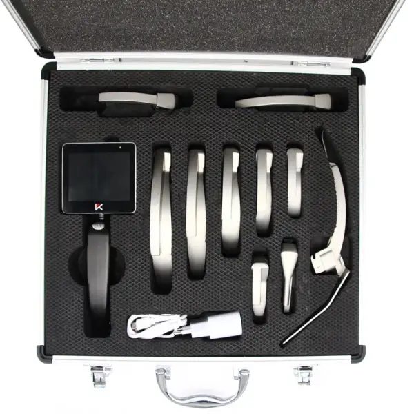 Disposable Medical Video Laryngoscope Price Laryngoscopes Set Fiber Optic Diagnostic Instruments