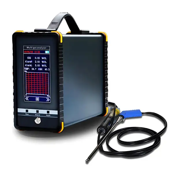 S360 Portable Air Gas Analyzer With Cooling Probe High Temperature Humidity Measurement