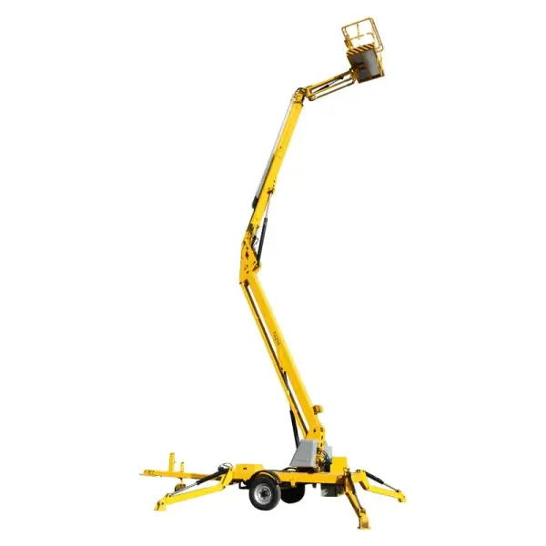 King lift Cherry Picker Hydraulic Lifting Truck Mounted Folding Arm Crane Aerial Working Platform Machines